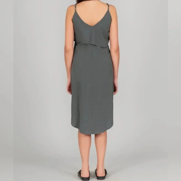 Indygena Aerel Women's Sleeveless Casual Knee length Dress Grey Size Medium. - Picture 3 of 14